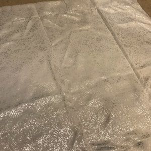 Silver shimmer blackout curtains (2)